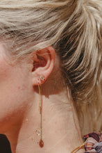Higher Realm Herkimer Diamond Thread Earrings