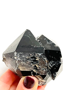 Smoky Amethyst | Australian Hand Dug Raw Twin Point