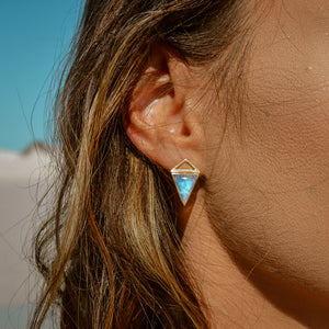 Tranquil Lagoon Stud Earrings