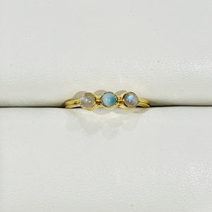 Aqua Moonlight Ring