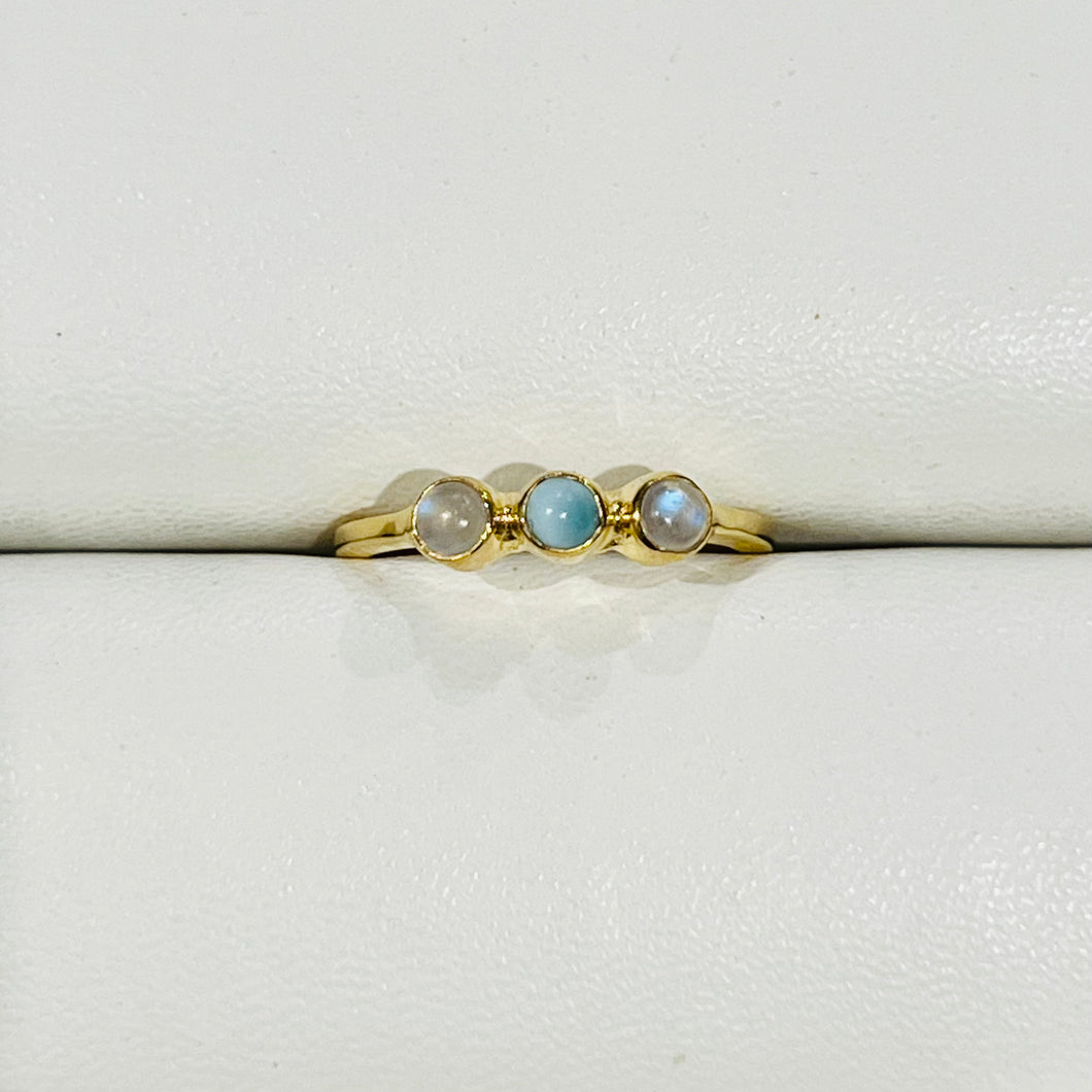 Aqua Moonlight Ring