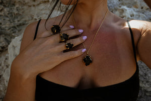 Veilwalker Smoky Quartz Crystal Necklace