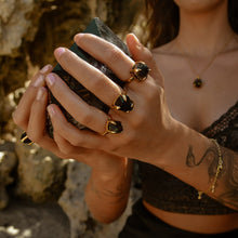 Veilwalker Smoky Quartz Crystal Ring