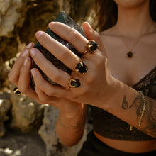 Veilwalker Smoky Quartz Crystal Ring