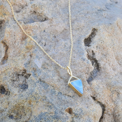 Opal & Onyx Bead Necklace — BLKWD