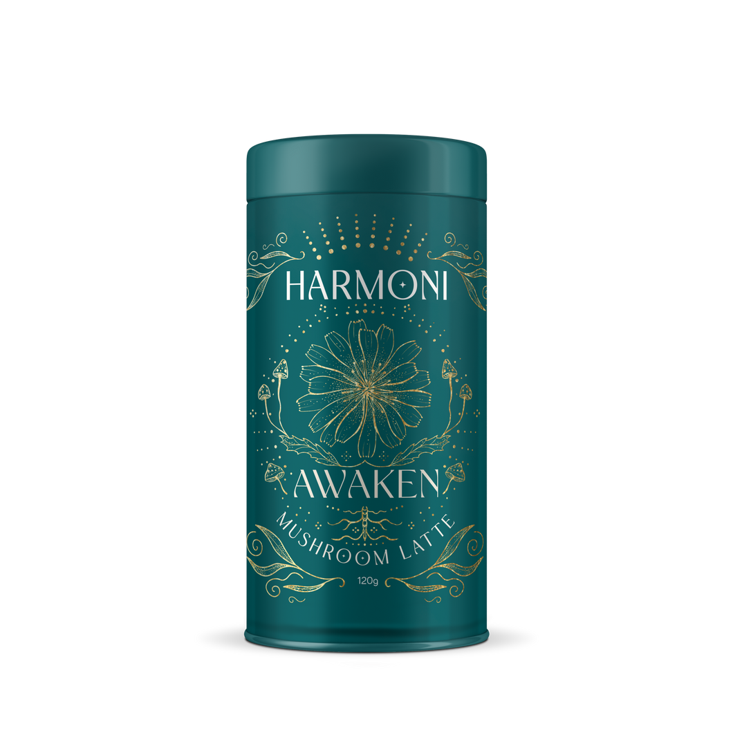 HARMONI AWAKEN Mushroom Latte for Clarity & Focus