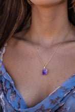 Violet Horizon Amethyst Crystal Necklace