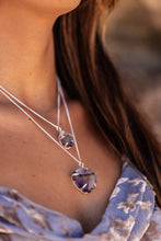 Violet Horizon Amethyst Crystal Necklace