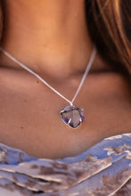 Violet Horizon Amethyst Crystal Necklace