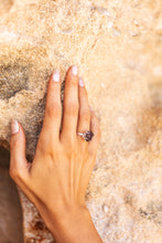 Violet Horizon Amethyst Crystal Ring