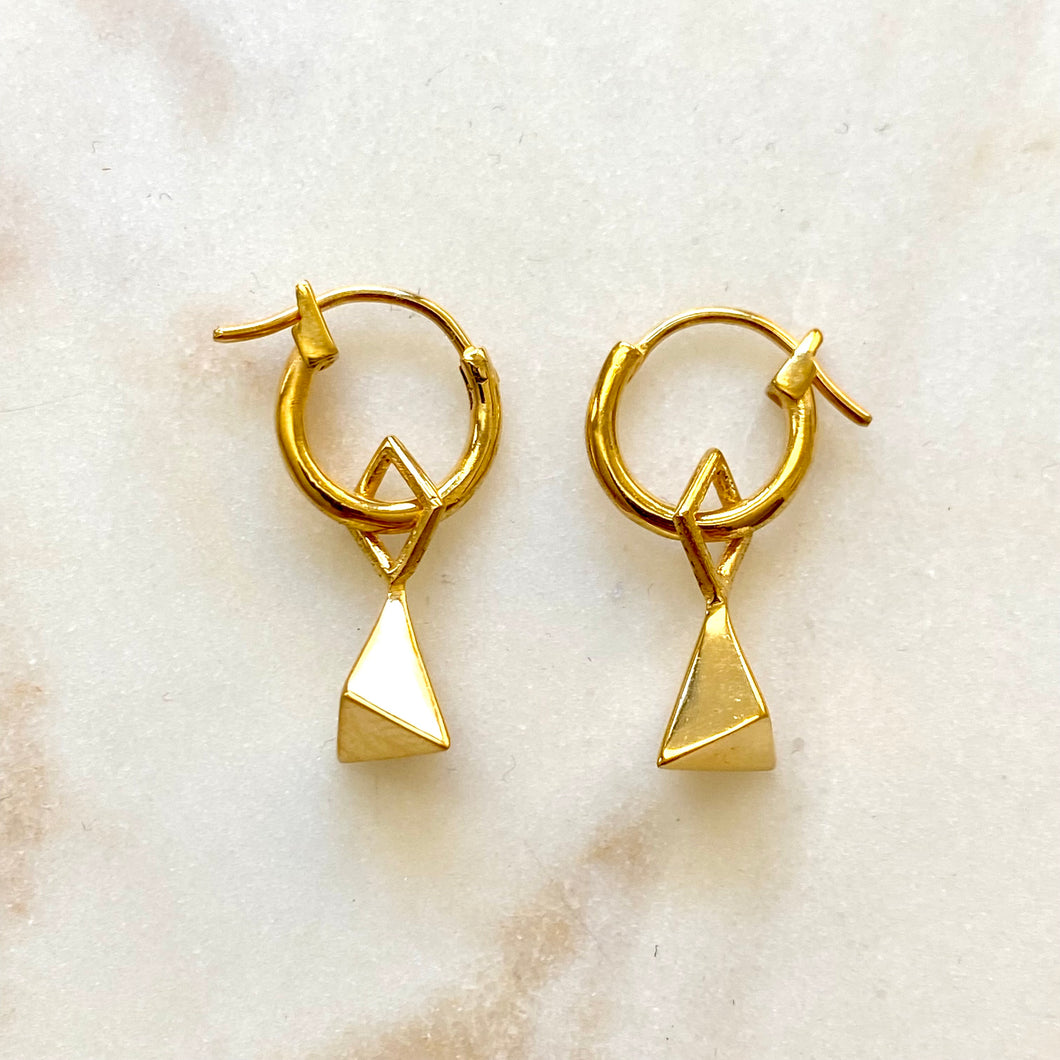 Golden Star Earrings